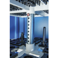 CNC-Schrank RotaRex® mit Sichttüren RAL7035/5012